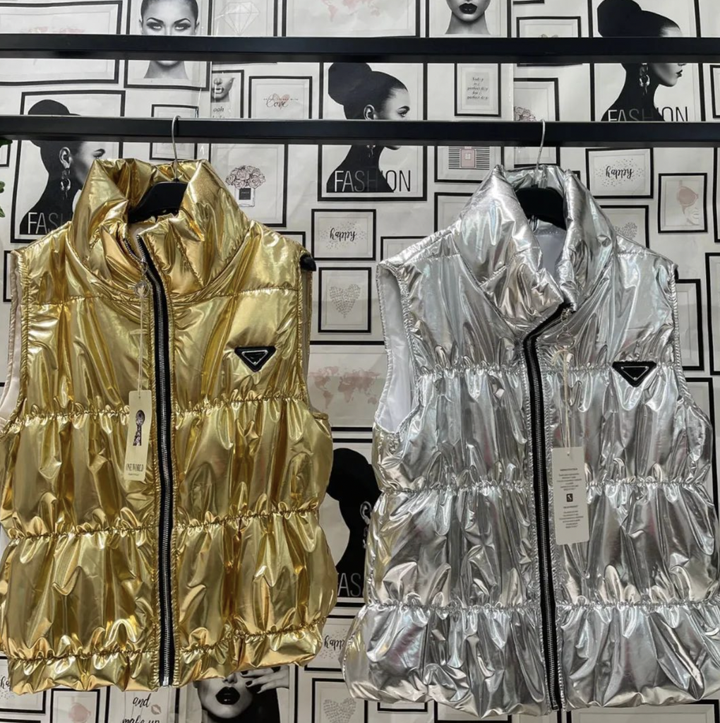 Gilet in oro e argento